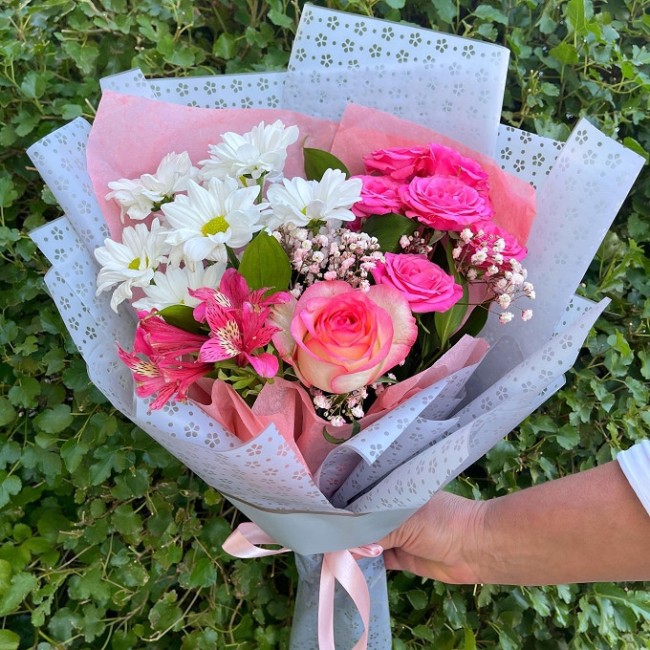 Букет цветов "Милая леди" Букет цветов "Милая леди"